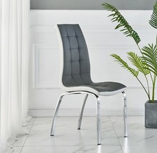 Dining Chairs Set of 2 Grey