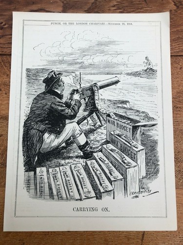 1914 cartoon print john bull - 1914,