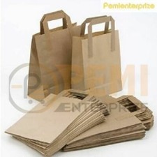 100 X MEDIUM BROWN SOS PAPER