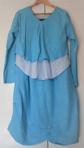 Terry macey size linen top - terry,