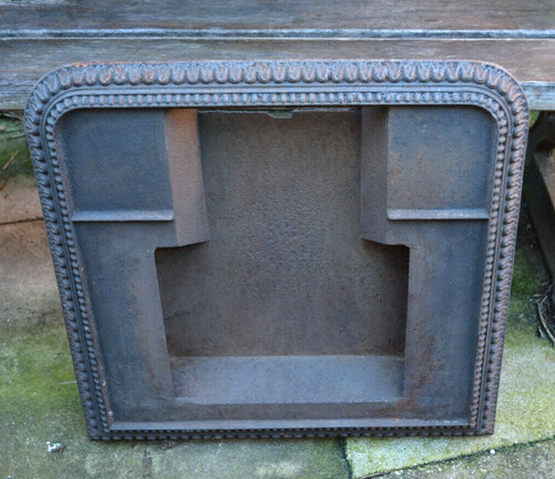 Antique cast iron fireplace - antique,