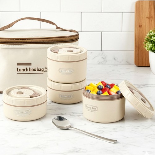 Stackable insulated lunch - stackable,