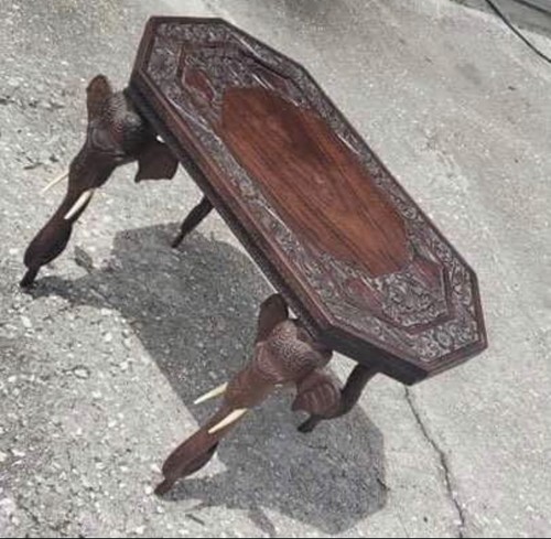 Vintage anglo indian - anglo-indian, carved