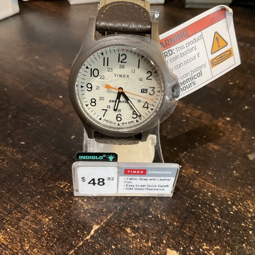 New timex male expedition - new,