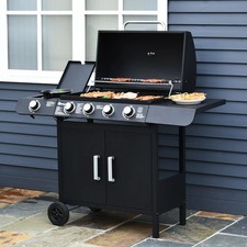 Outdoor gas bbq grill - bbq, 4+1