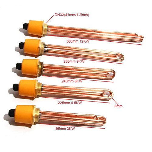 Copper immersion heater - copper,