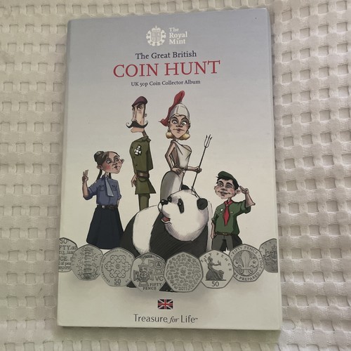 Coin hunt 50p album treasure - coin,