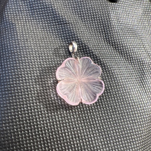 Lalique france pink crystal - france,