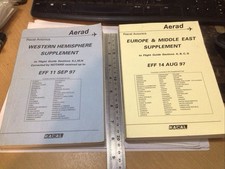 USED AERAD Western Hemisphere & Europe and Middle East Supplements 1997