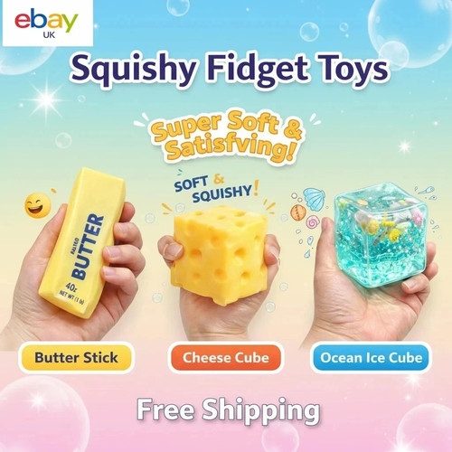 Squishy fidget soft toy butter - fidget,