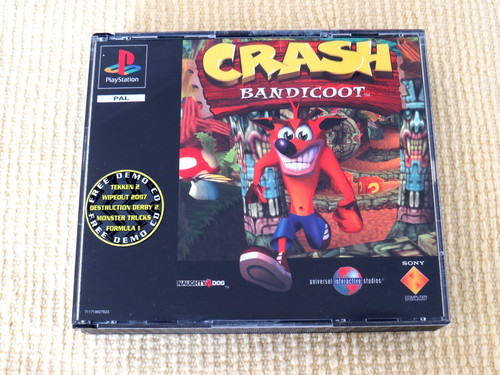 Crash bandicoot ps1 big - big, box