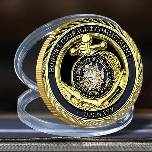 Navy challenge coin - challenge,