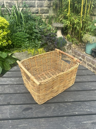 Vintage wicker storage - vintage,