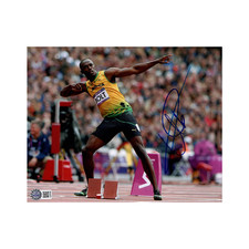 Usain Bolt Signed 10x8 Image