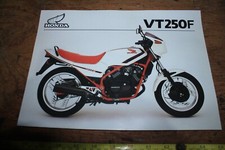 1983 HONDA VT250F SALES BROCHURE SPEC SHEET