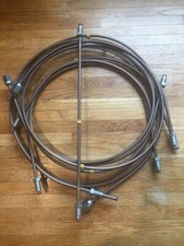 Land Rover Series 1 SWB 86" RHD Brake Pipe Line Set Kit Copper Nickel RHS 1186R