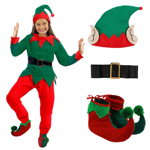 Girls elf costume christmas - costume,