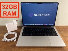 ✅ Apple MacBook Pro 14" 2021/ M1 Pro/ 32GB RAM/ 14C/ 512GB/ 21 CYCLES (132)