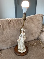 Vintage A Belcari Table Lady Lamp 16.5 Inches