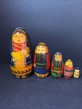 Vintage Hand Painted Wooden
