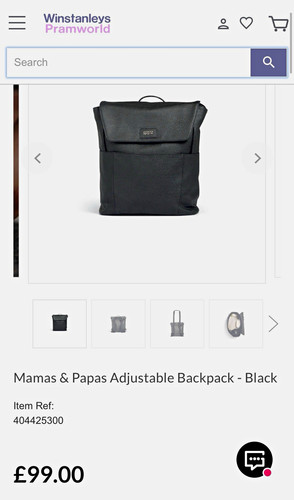 Mamas papas backpack - mamas, &
