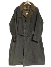 VINTAGE 1992 BARBOUR A600 WAX TRENCH COAT | SIZE L