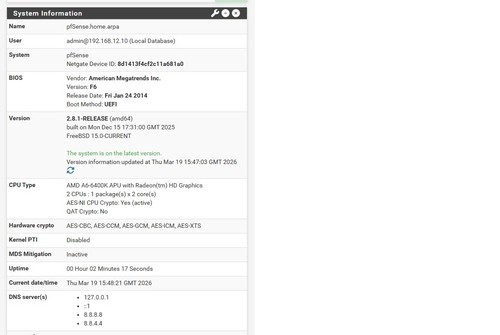 Pfsense firewall amd - pfsense,