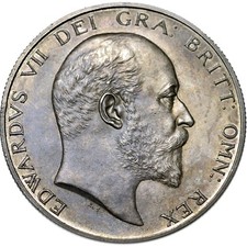 Edward VII. Matte Proof Halfcrown 1902.   Uncirculated..  13703.