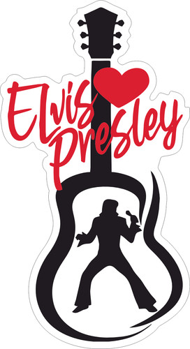 Elvis presley sticker - elvis,