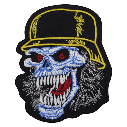 Slayer skull biker patch iron - skull,