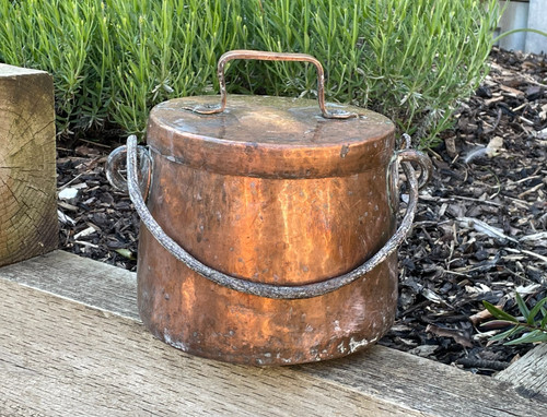 Antique vintage large copper - antique,