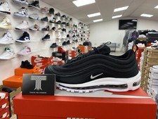 Nike Air Max 97 ~ Black & White ~ 921826 001 ~ Uk Size 10 ~ Euro 45