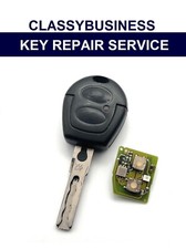 Repair service for Skoda Fabia MK1 1999 2005 2006 2007 2 button remote key fob