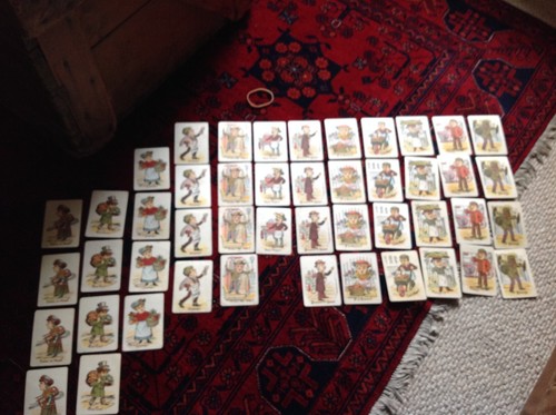 Vintage snap card game - card, 1d