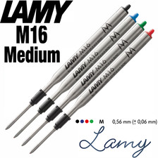 LAMY M16 Ballpoint Pen Refill - Medium - Assorted Colours and Pack Sizes