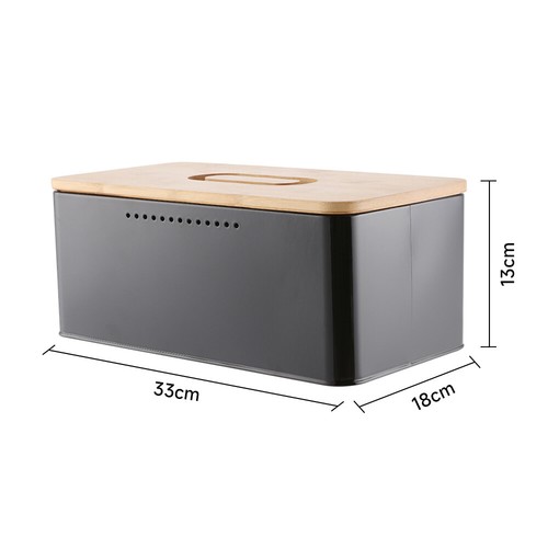 Large metal bread - bread, bin