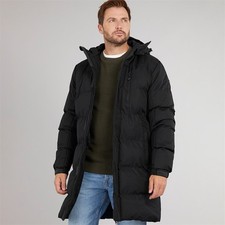 Trespass  Belvoir Long Padded Hooded Waterproof Jacket Parka Coat RRP  £109.99