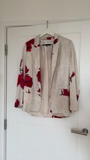 Zara Floral Print Satin Effect