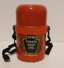 Official Heinz Tomato Soup Metal Flask 2013 Merchandise 650ml Thermos With Strap