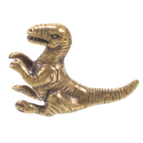 Reusable brass dinosaur - reusable,
