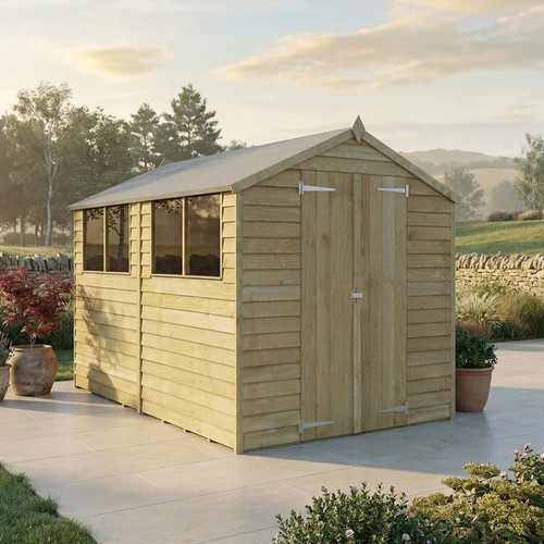 Wooden 10ft 6ft - x, overlap