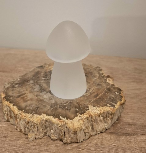 Selenite crystal mushroom - selenite,