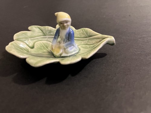 Vintage shamrock pottery pixie - vintage,