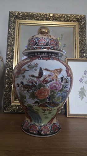 Vintage chinese lidded large - vintage,