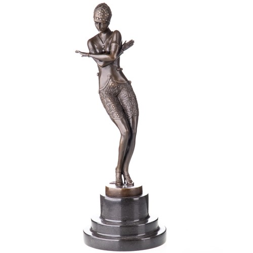 Bronze sculpture dancer - bronze, of