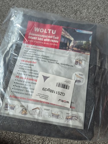 Sun shade sail 2x2x2m - sun,