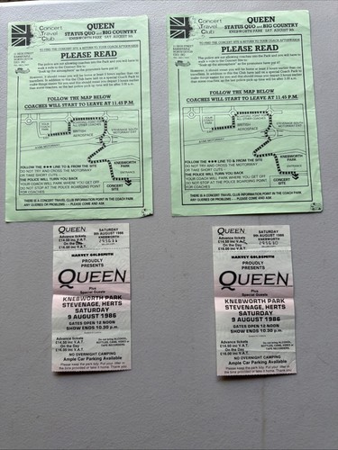 Queen knebworth 1986 concert - knebworth,