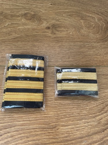Pilot uniform epaulets black - pilot,