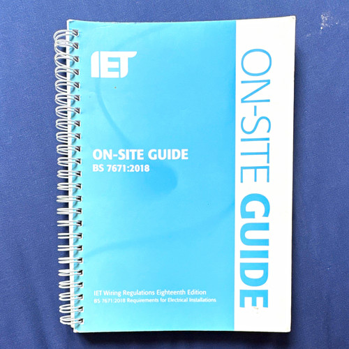 Iet site guide - guide, 7671:2018
