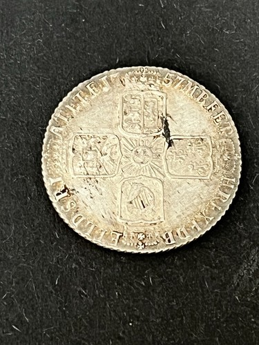George silver sixpence coin - silver,